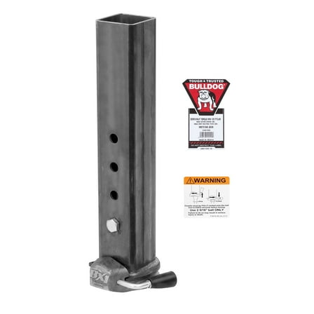 Bulldog 1289210300 BX1 25,000 Pound Max Square Gooseneck Trailer Coupler