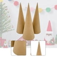 thumbnail image 3 of FVDPWYE 3 Pieces Paper Mache Cones Open Bottom for Crafts Party Supplies Versatile Fine Motor Hands on Cardboard Cones for Party Hats, 3 of 11
