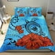 thumbnail image 4 of Juego de cama con escudo de armas de Niue y fondo marino de poliéster, 4 of 6