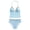 Light Blue, variant on Baby Swimsuit Girl Triangle Halter Neck Bikini 2 Piece Swimsuit for Beach Pool Party Bathing Suits for Girls Light Blue 13-14 Years