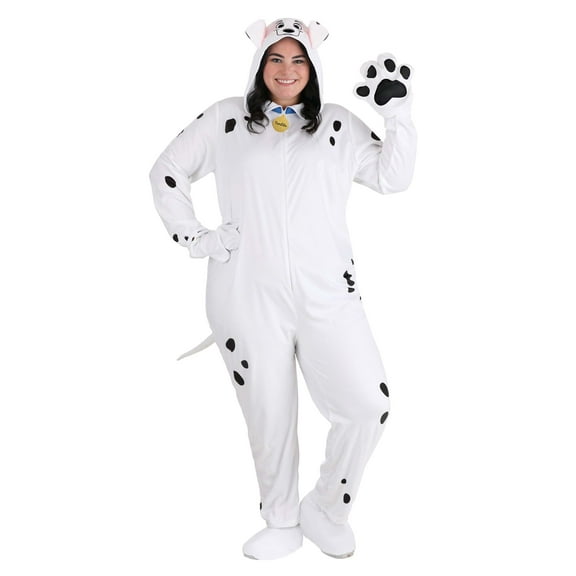 Plus Size Women's 101 Dalmatians Perdita Costume Onesie