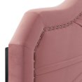 thumbnail image 5 of Modway Kristin Pleated Performance Velvet Full/Queen Headboard in Dusty Rose, 5 of 10