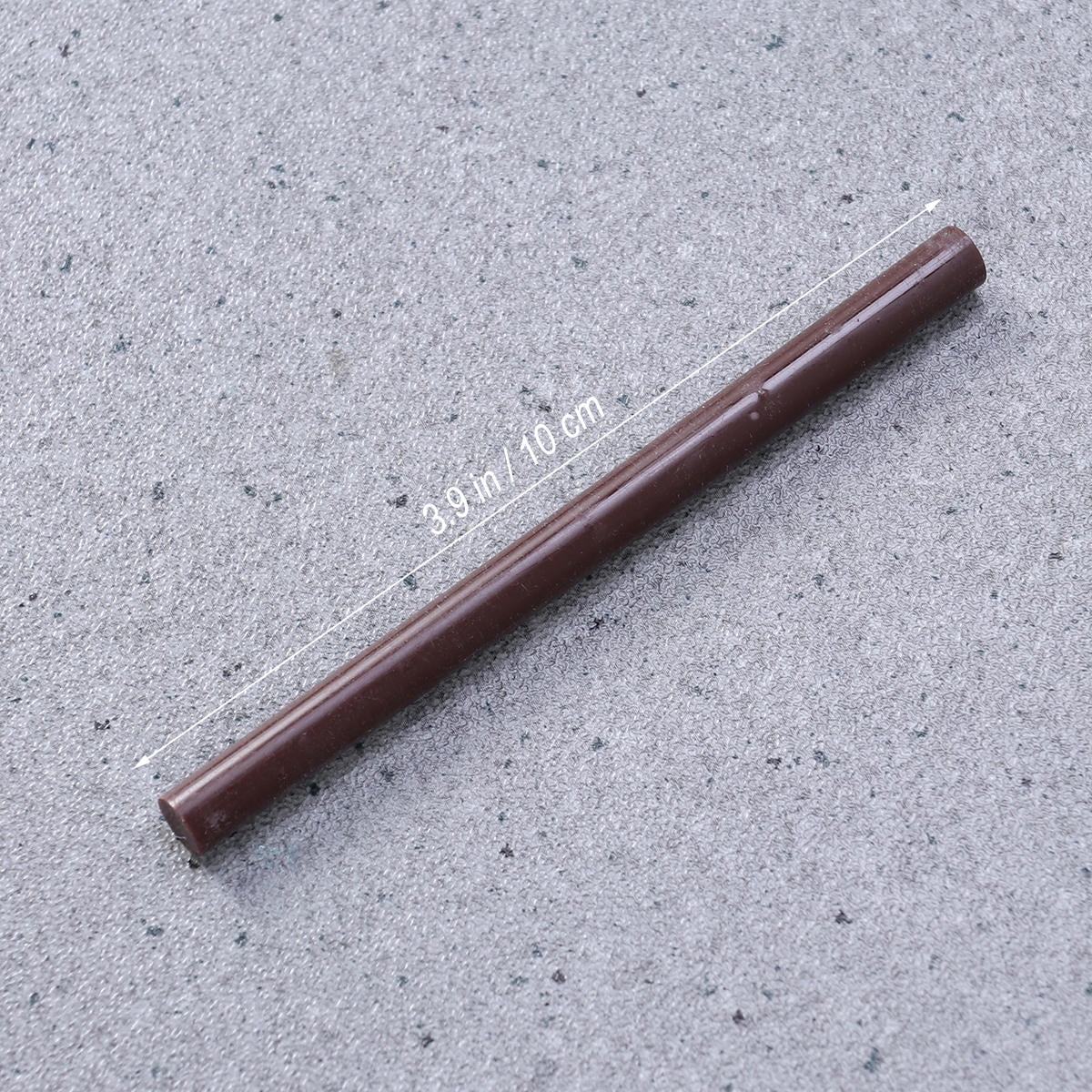 ibasenice 16Pcs Hot Melt Glue Sticks Coffee Color Adhesive Rods for Plastic Wood Metal Fabric Bonding