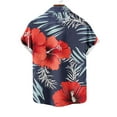 thumbnail image 4 of WAENQINLA Hawaiian Shirt for Men, Floral Tropical Shirts Casual Summer Short Sleeve Button Down Shirt Vacation Outfits Beach Shirt 2025, 4 of 4