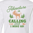 thumbnail image 4 of Inktastic Vintage Adventure is Calling and I Must Go with Moose Long Sleeve Youth T-Shirt, 4 of 5