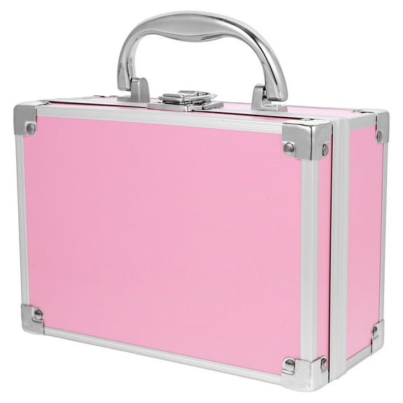 BESTYASH Aluminum Makeup Case Portable Travel Organizer for Cosmetics Storage with Design