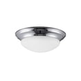 thumbnail image 2 of 75436-05-Generation Lighting-Sea Gull Lighting-Nash-3 Light Flush Mount in Contemporary Style-16.75 Inch wide by 5.5 Inch high-Chrome, 2 of 2