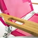Ostrich 3-N-1 Chaise de Plage Inclinable en Aluminium Léger Rose (4 Pièces) – image 5 sur 7