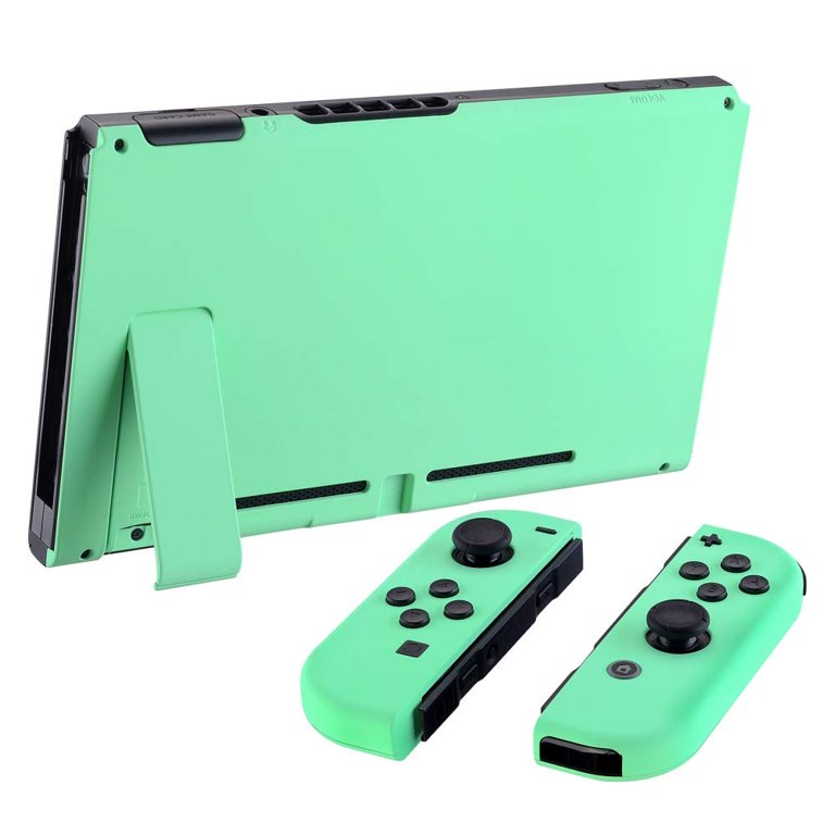 eXtremeRate DIY Replacement Shell Buttons for Nintendo Switch & Switch  OLED, Mint Green & Heaven Blue Custom Housing Case with Full Set Button for