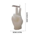 thumbnail image 3 of YOHAVEN Finger Gesture Candle Aromatherapy Art Figure Decorative Candle Romantic Tabletop Home Living Room Office Gift Party Decor, 3 of 5