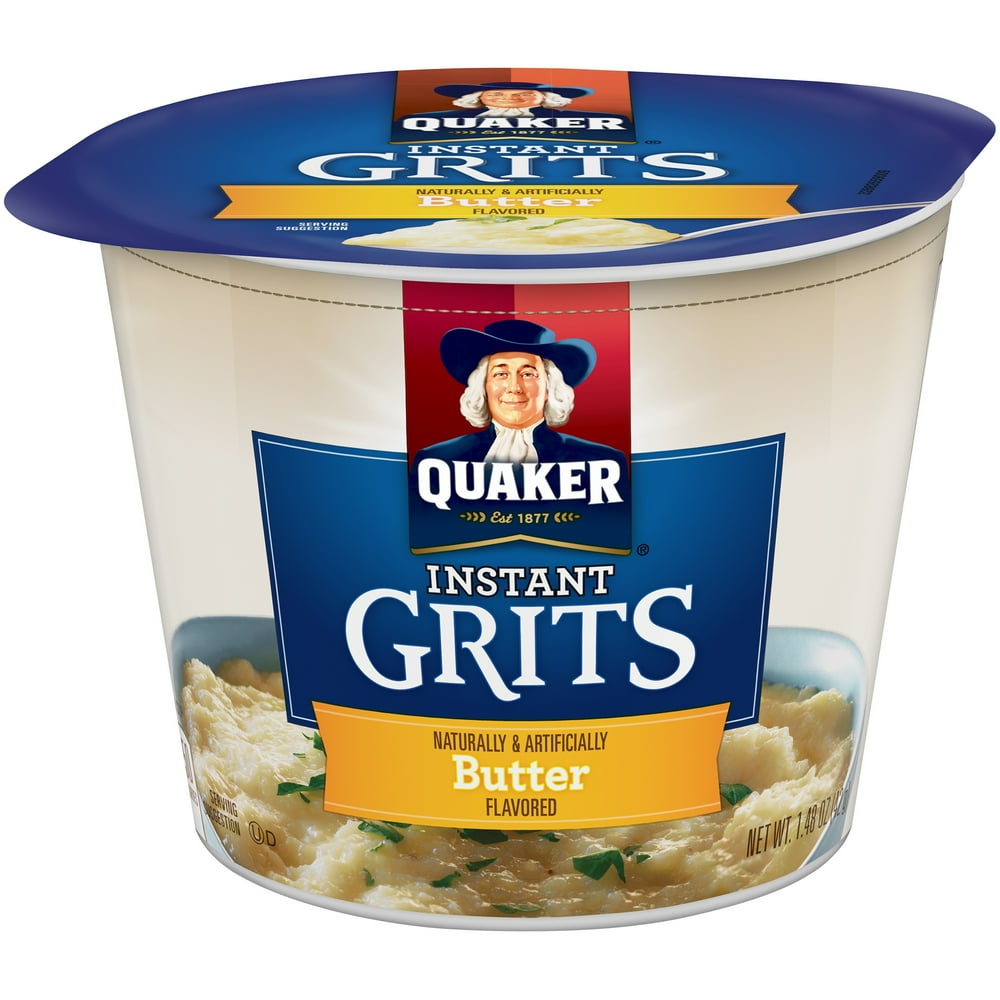 Quaker Instant Grits, Butter, 1.48 oz Cup