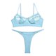 thumbnail image 2 of Gibobby Ropa interior mujer sexy Lencería de Encaje para Mujer, con Cierre Frontal, Cuello en V, camisón Sexy(Azul celeste, XG), 2 of 4