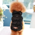 thumbnail image 5 of Pet Artist Waterproof Dog Cat Coat Jacket Pet Puppy Warm Plush Lined Vest Winter Clothes with Leash Ring, 5 of 7