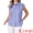 Blue, variant on DARING DIVA Women's Gingham Top Work Cap Sleeve Vintage Plaid Button Down Shirts S Red