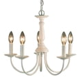 thumbnail image 2 of Volume Lighting 4515-2 5 Light 15" Height 1 Tier Chandelier - Brass, 2 of 2