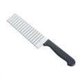 thumbnail image 1 of Cuchillo para patatas fritas de acero inoxidable, cuchillo corrugado para patatas, cuchillo corrugado para patatas ondulado multifuncional, herramienta de cocina - negro, 1 of 5