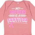 thumbnail image 4 of Inktastic My Mother is a Survivor Breast Cancer Awareness Boys or Girls Long Sleeve Baby Bodysuit, 4 of 5