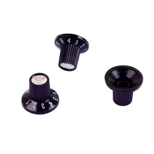 Greeniant Style Guitar Amp Knobs Skirted Guitar Volume Potentiometer Accessories Anti-skidding Knobs Caps for 6mm Shaft Pots Amplifers Type3 NO3 Greeniant OD023532-00