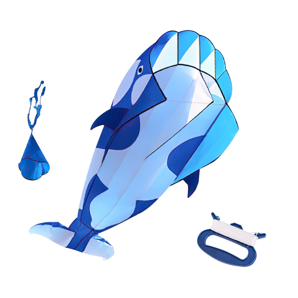 Canddidliike Large 3D Killer Whale Kites for Beach Trip Park Family