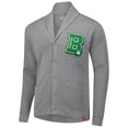 thumbnail image 2 of Unisex Sportiqe Heather Gray Boston Celtics Henshaw Full-Button Cardigan Sweater, 2 of 3