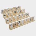 thumbnail image 5 of RENACLIPY DIY Domino Trays Wooden Domino Bases Beige 4Pcs, 5 of 6
