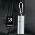 thumbnail image 7 of Walbest Portable Mini Luxury Ashtray with Buckle, Pull Closure Stainless Steel Liner Butt Storage Mobile Ashtray Mens Pocket Gadget, 7 of 7