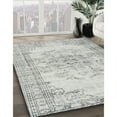 thumbnail image 3 of Ahgly Company Machine Washable Indoor Square Traditional Dark Goldray Area Rugs, 3' Square, 3 of 7