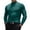 02#Dark Green, variant on Men's Fashion Mock Turtleneck T-Shirts Long Sleeve Pullover Sweater Basic Designed Undershirt Slim Fit Top Wine S