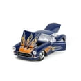 thumbnail image 2 of Big Time Muscle 1:24 1957 Chevrolet Corvette Die-Cast Car, Toys for Kids and AdultsDark Blue/Flames(Selections May Vary), 2 of 4