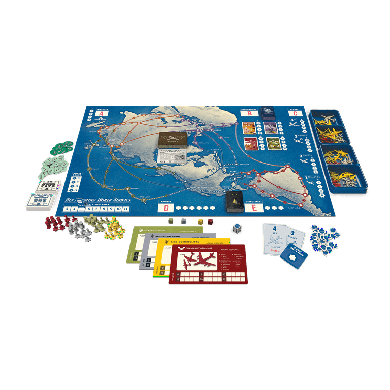 Funko Games Pan Am Strategy Board Game NEW Box Damaged
