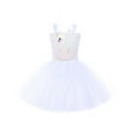 thumbnail image 4 of MEZZALL Toddler Girls Tutu Dresses Strap Shiny Tule Ballet Leotard Ballerina Clothes For Dance Leisure, 10-12 Years, 4 of 7