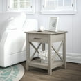 thumbnail image 2 of Bush Furniture Key West End Table, Washed Gray, 2 of 5