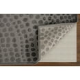 thumbnail image 3 of Feizy Gaspar Modern Polka Dots, Gray/Silver/Ivory, 1'8" x 2'10" Accent Rug Easy Care Fade Resistant Stain Resistant Casual Gradient & Ombre Design Carpet for Living Dining Bed Room, 3 of 7