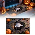thumbnail image 6 of Nnndbs Halloween Optical Illusion Rug, 3D Visual Trap Floor Mat, Non Scary Carpet for Entryway Living Room Home Halloween Decor, 6 of 7