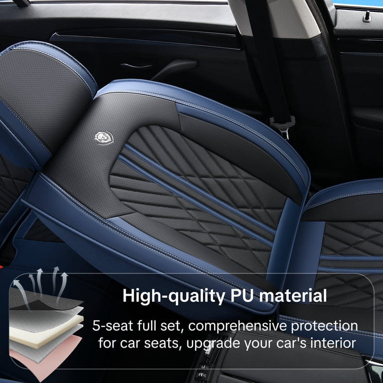 for Infiniti M56 2013 Custom Fit Seat Covers Synthetic Leather Scratch ...