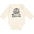 thumbnail image 3 of Inktastic Gigi and Pappy Love Me Girls Long Sleeve Baby Bodysuit, 3 of 5