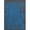 thumbnail image 2 of Old Glory Mens Father's Day Too Small Awesome Short Sleeve Graphic T Shirt, 2 of 6
