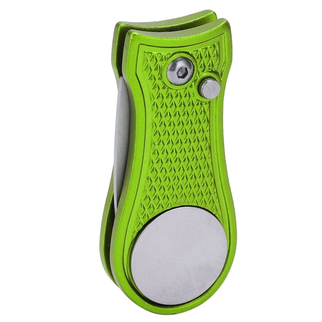 Golf Green Fork, Foldable Golf Pitchfork Practical To Use Small Size Comfortable To Use for Golf for Lawn Purple,Blue,Lime,Silver