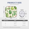 thumbnail image 2 of Kdxio Cactus And Succulent Print 2-Piece Sun Shade Front Windshield - Foldable Car Front Window Sunshades for Most Sedans SUV Truck, 2 of 6