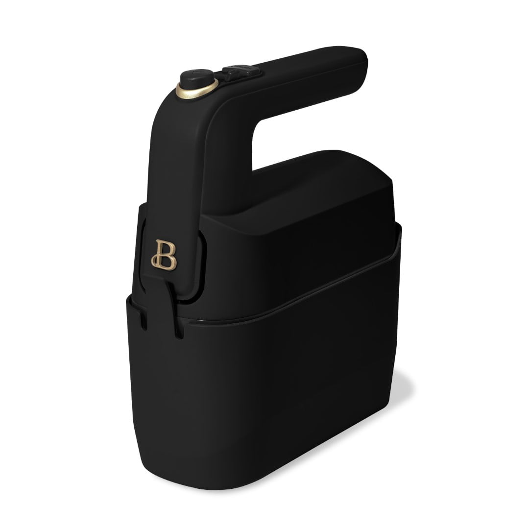 Beautiful 6-Speed Electric Hand Mixer, Black Sesame by Drew Barrymore
