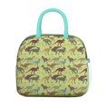 thumbnail image 2 of Womens LightGreen Cartoon Dinosaurs Prehistoric Pattern Lunch Box for Work,Insulated Lunch Bag for Women,Loncheras Para Mujer,Leakproof Adult Lunch Bag for Work,Beach,Travel,Picnic,Camping, 2 of 7