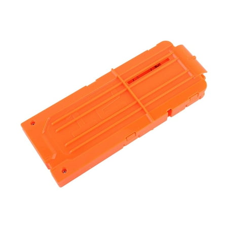 All Round Magazine - HERCHR 1PC 12 Round Darts Replacement Plastic Magazines Clip Orange For N-Strike Elite, Reload Clip, Replacement Plastic Magazines 