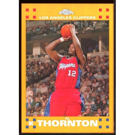 Al Thornton Rookie Card 2007-08 Topps Chrome Refractors Orange #128