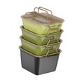 thumbnail image 2 of , recipiente de almacenamiento de alimentos, reutilizable, a prueba de fugas, 4 capas para adultos bento caja de picnic al aire libre para, 2 of 9