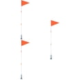 thumbnail image 6 of 3PCS Bike Flag w/Pole for Safety Bicycle Golf Cart Off Road Whip Dune High Visibility, 6 of 10