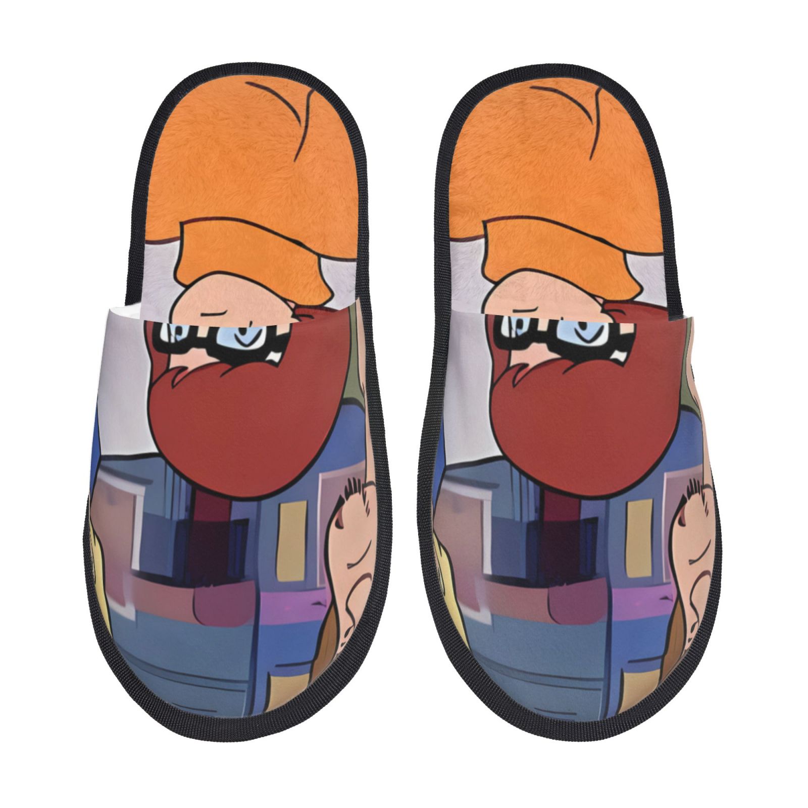 Pantoufles Scooby-Doo Unisexes Marron - Chaussons Moelleux à L'effigie Du Personnage, Pour Adultes, 100% Polyester