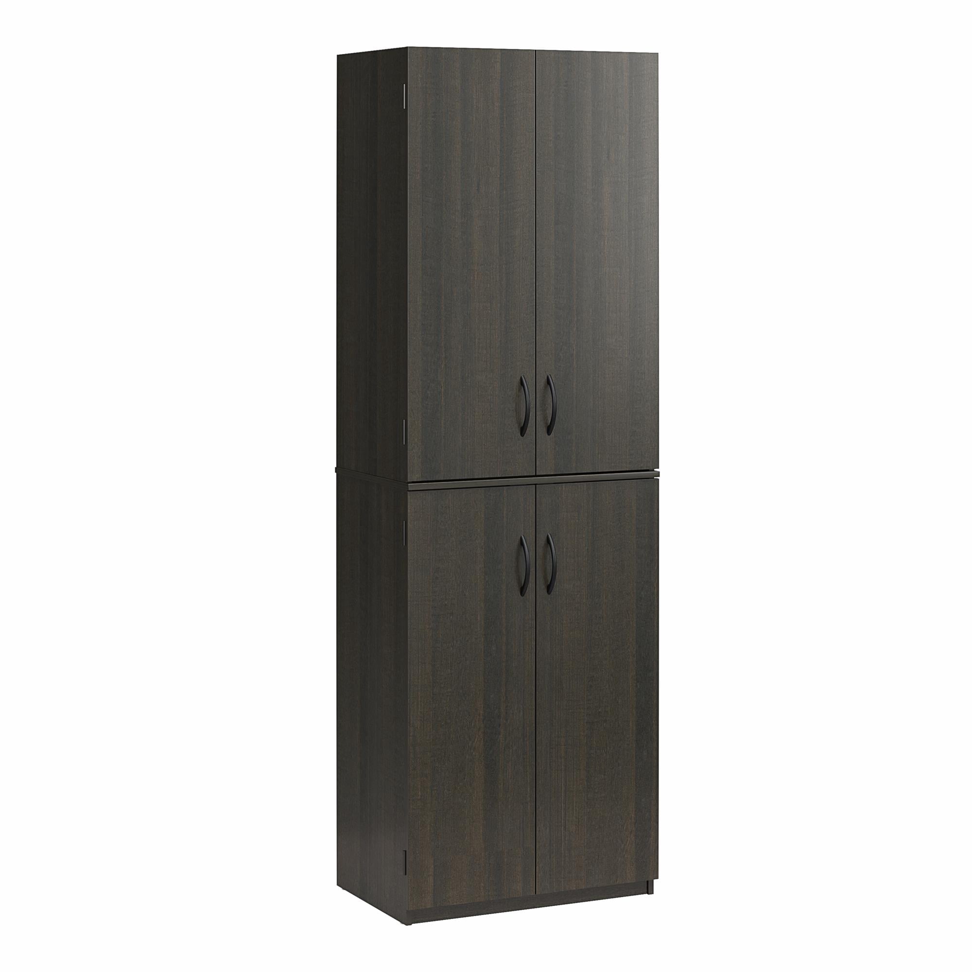 Mainstays 72" 4-Door Storage Cabinet, Espresso
