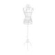 thumbnail image 1 of Maniquí femenino de Metal con Base estable, soporte de modelo, Torso de maniquí, formas de parte superior del cuerpo para ropa de exhibición de modistas de tienda Blanco Macarena Maniquíes femeninos, 1 of 8