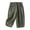Army Green, variant on JIUKE Capri Pants for Women Casual Solid High Waisted Drawstring Cotton Linen Comfy Lounge Capris with Pockets