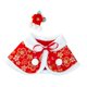 thumbnail image 5 of Muñecas capa de año Nuevo ropa en miniatura DIY para niños moda con accesorio para el cabello Poncho de año Nuevo para regalos de cumpleaños de 14,96 rojo, 5 of 9